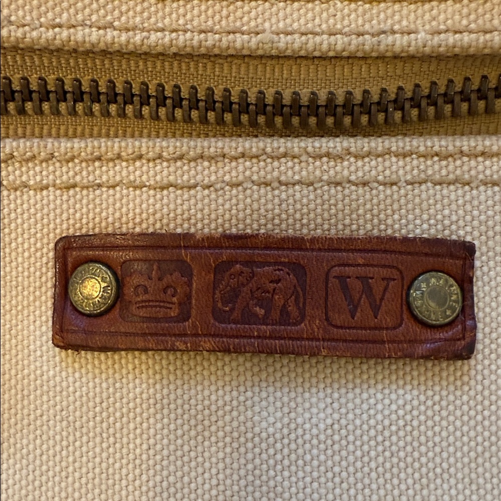 Wathne Tan Canvas Bag